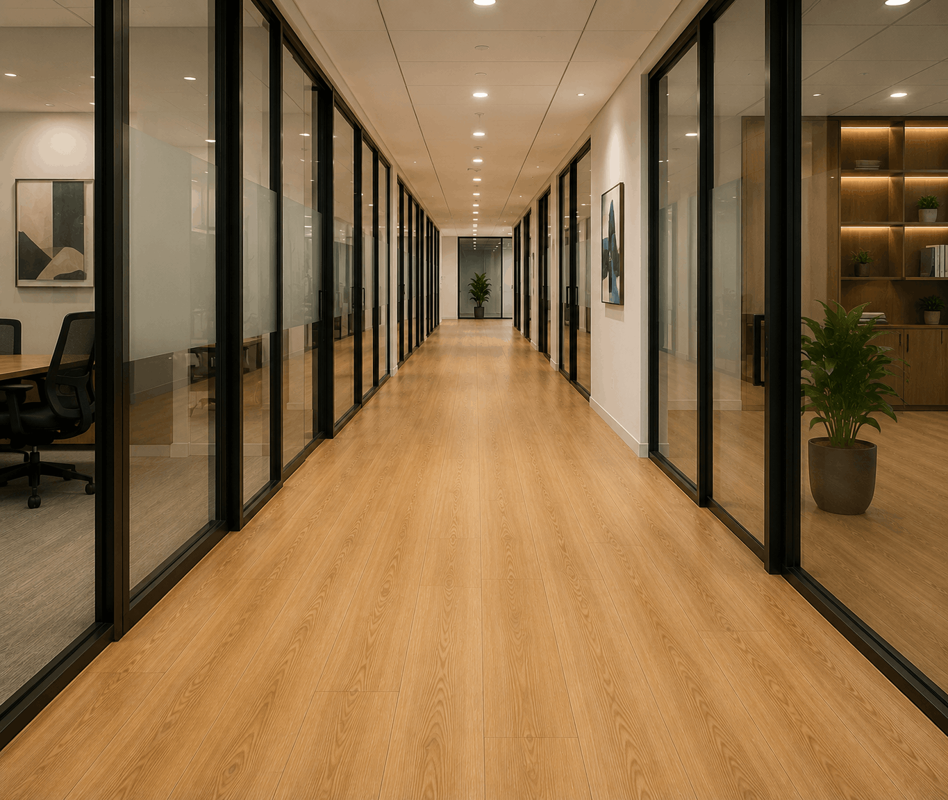 SPC Flooring Installation for a Corporate Office gallery image